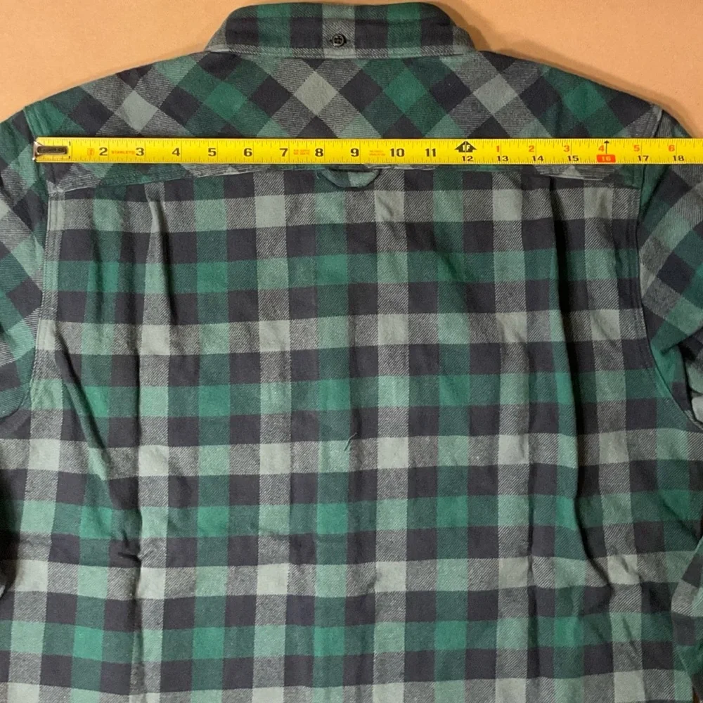 NWT Fjallraven Heavy Flannel Button Down Shirt Mens size Large Slim - Picture 8 of 9